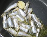 ししゃものシンプルパスタ☆魚臭さゼロ作り方3写真