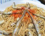 ししゃものシンプルパスタ☆魚臭さゼロ作り方16写真