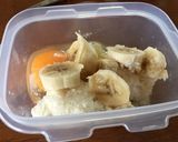 バナナ入りおから蒸しパン作り方1写真