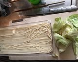 キャベツとアンチョビのパスタ作り方1写真