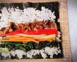キンパとグリルチキン弁当作り方2写真