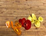 フムス&トマトEnglishMuffin作り方2写真