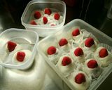 おいしい！かわいい！生クリームイチゴ大福作り方12写真