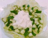 すり胡麻マヨ豆腐ドレッシングの豆腐サラダ作り方3写真