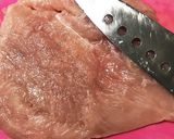 簡単♡柔らか鶏胸肉とキムチの炒めもの♡作り方1写真