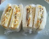食感を楽しむ玉子サンド作り方8写真