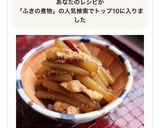 ふきと油揚げの煮物作り方6写真