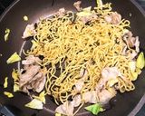 焼きそばリメイク 塩昆布納豆焼きそば作り方5写真