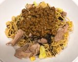 焼きそばリメイク 塩昆布納豆焼きそば作り方7写真