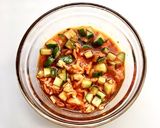 絶品☘️食べるラー油＆塩麹de冷やし素麺作り方2写真