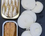 オイルサーディンと玉ねぎのバゲットサンド作り方2写真