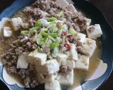 簡単、塩マーボー豆腐作り方4写真