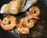 超簡単　エビと白身焼き作り方3写真