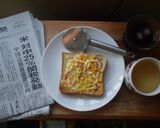再現＊ガストのコーンピザトースト♪作り方5写真