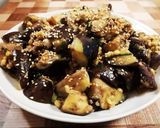 簡単レシピ☆手作り辛肉味噌で麻婆茄子作り方5写真
