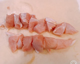 運動会に4種の粉で新食感、鶏胸肉の唐揚げ作り方1写真