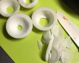 玉ねぎカップ☆ハンバーグ作り方1写真