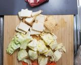 厚揚げと豚肉の味噌ごま炒め作り方1写真