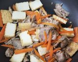 厚揚げと豚肉の味噌ごま炒め作り方4写真