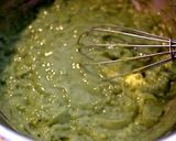 母の日に。エディブルフラワー抹茶ムース作り方3写真