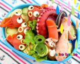 初心者向けちょー簡単 金魚のキャラ弁作り方1写真