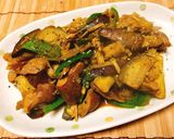 砂肝とナスのカレー炒め作り方7写真