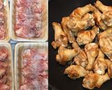 鶏肉と厚揚げと菜の花の香錯煮作り方1写真