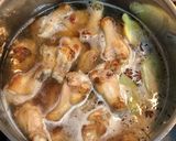 鶏肉と厚揚げと菜の花の香錯煮作り方2写真