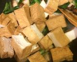 厚揚げと小松菜としいたけの炒め煮♪作り方4写真
