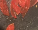 トマトの入った親子丼作り方5写真