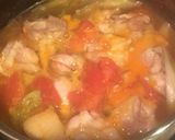 トマトの入った親子丼作り方6写真