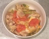 トマトの入った親子丼作り方8写真