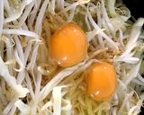 時短！キャベツともやしの巣ごもり風作り方3写真