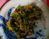 黄色のお花の胡麻味噌合え作り方5写真