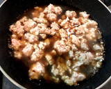 かぼちゃの煮付け（煮物） 挽き肉あんかけ作り方3写真