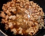 かぼちゃの煮付け（煮物） 挽き肉あんかけ作り方4写真