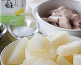 こっくり煮えた豚バラ大根♪-こくまろ酢-作り方1写真