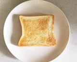 朝ごはんに！トースト☆作り方1写真