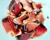 薬味たっぷり かつおの漬け寿司作り方2写真