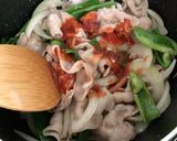 豚バラ薄切肉のポークチャップ風作り方5写真