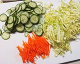 すぐ食べれる☆キャベツの香味漬け作り方1写真