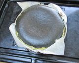 なんちゃってバスク風竹炭チーズケーキ作り方8写真