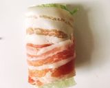 野菜と餅の豚バラ巻き作り方3写真