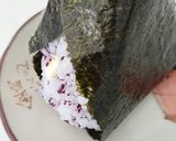運動後の糖分補給に!しそチーズおにぎり☆作り方4写真