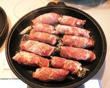 春の山菜と新玉ねぎの三色肉巻き作り方4写真