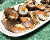 春の山菜と新玉ねぎの三色肉巻き作り方6写真