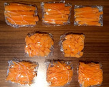 にんじんの冷凍保存の方法作り方2写真