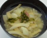 くずし新ジャガ芋のおつゆ作り方4写真