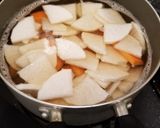 身体に優しいと思われる和風牛カルビスープ作り方3写真