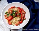 フルーツトマトの和風冷製パスタ作り方4写真